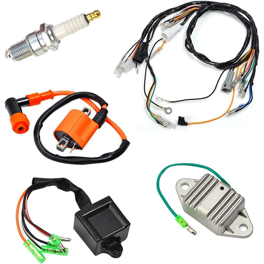 MOTO1988 Ignition Coil Igniter CDI Regulator Wiring Harness Assembly Compatible with Yamaha Blaster 200 YFS200 1997-2001 OEM 3JM-82590-10-00