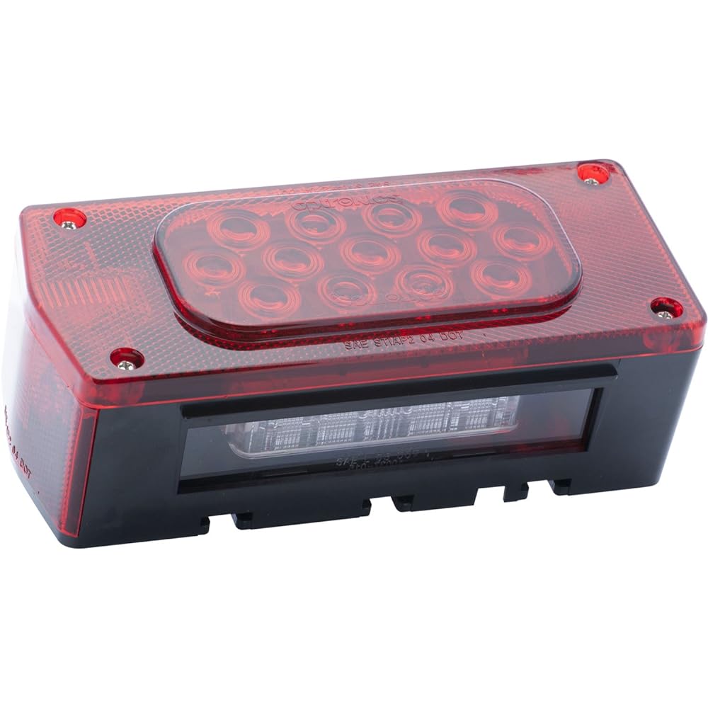 OPTRONICS STL37RS Red Lens LED Combination Tail Light Light seat side
