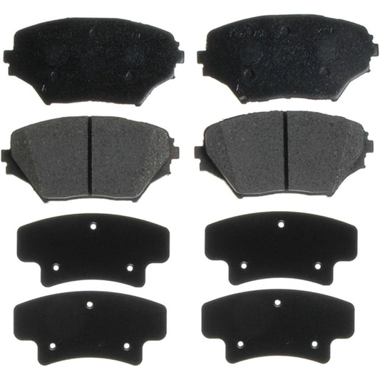 ACDELCO 14D862ch ADVANTAGE Ceramic Front Disc Brake Pad Set with Hardware