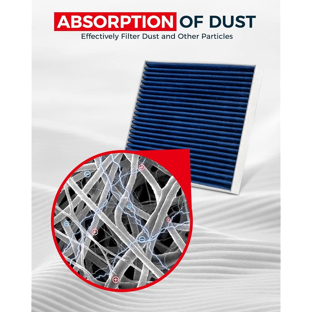 KAX Cabin Air Filter GCF022 (CF11671) CX7 RAM1500 1500 Class 2500 3500 4500 5500 Cabin Filter Strong adsorbed Cavin Filter Upgrade Activated Carbon
