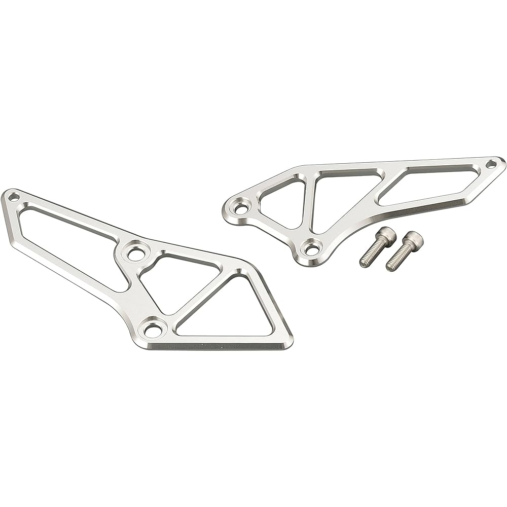 POSH Motorcycle Supplies Aluminum Machined Heel Guard YZF-R25/A (2015-2020) Silver 066070-03