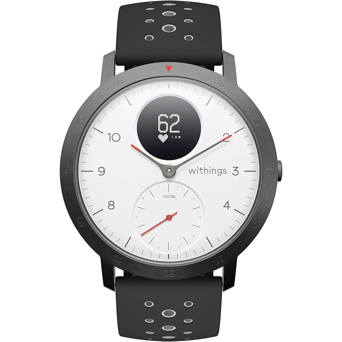Withings Steel HR Sport French smart watch White Step count Calories burned Heart rate Sleep data recording Up to 25 days of charging time [Authorized Japanese distributor product] HWA03B-40white-sport-all-Asia