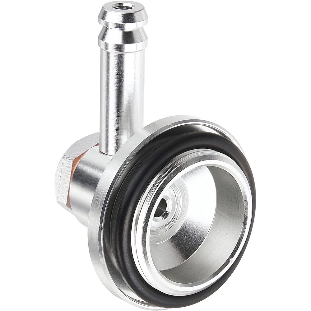 Kijima 106-932 Motorcycle Parts, Breather Tappet Fittings, M30 x 6, P1.5, Hose Inner Diameter ?9, Silver