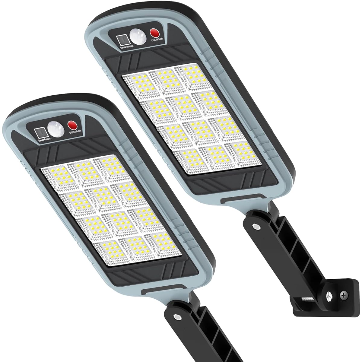 A-ZONE Sensor Light, Solar Light, Outdoor, Waterproof, Motion Sense, Light/Dark Sensor, Night Light, Small Street Light, LED Solar, Motion Sensor Light, Entrance Security Detector Light, Automatic Light, Remote Control Included, Sensing Light, Outdoor Li