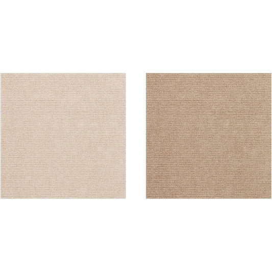 Okudake Water Repellent Adsorption Tile Mat 25 x 25 cm Set of 100 Light Beige x Beige