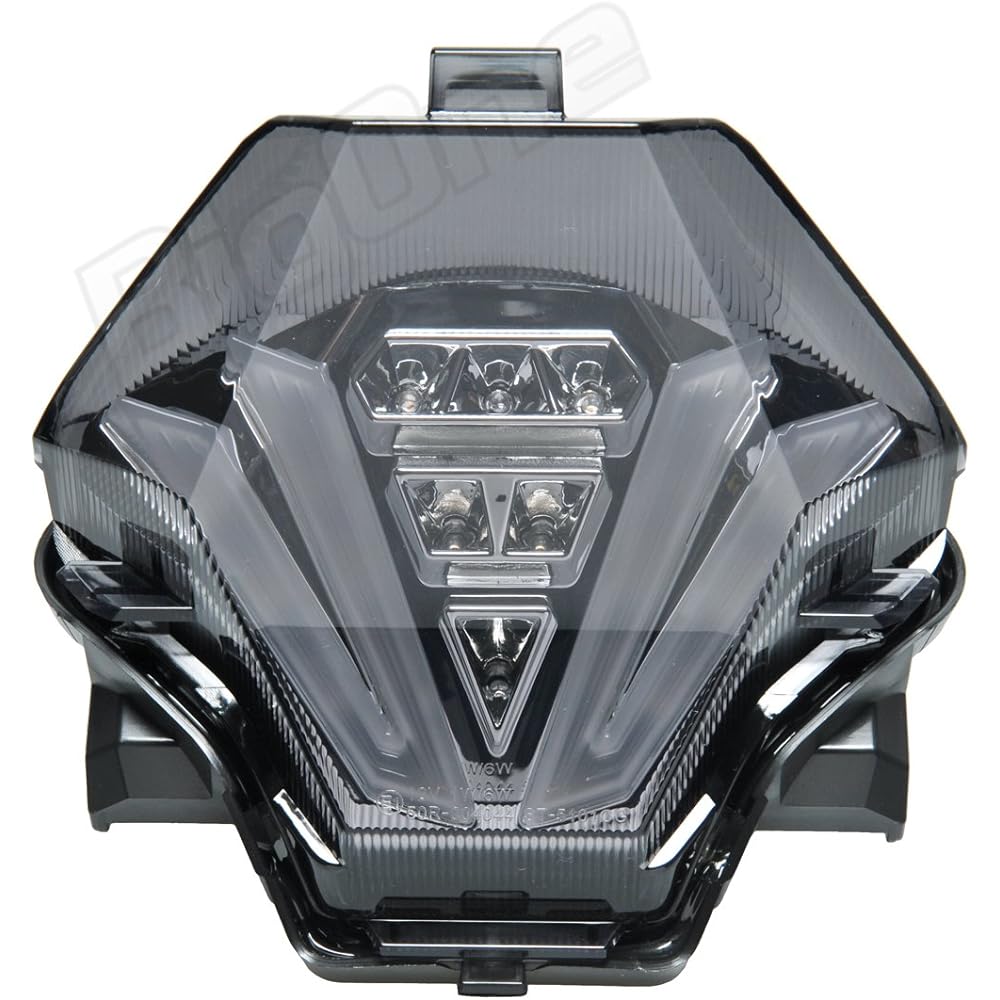 YZF-R25 YZF-R3 MT-25 MT-03 MT-07 LED Tail Light with Built-in Turn Signal, Smoke