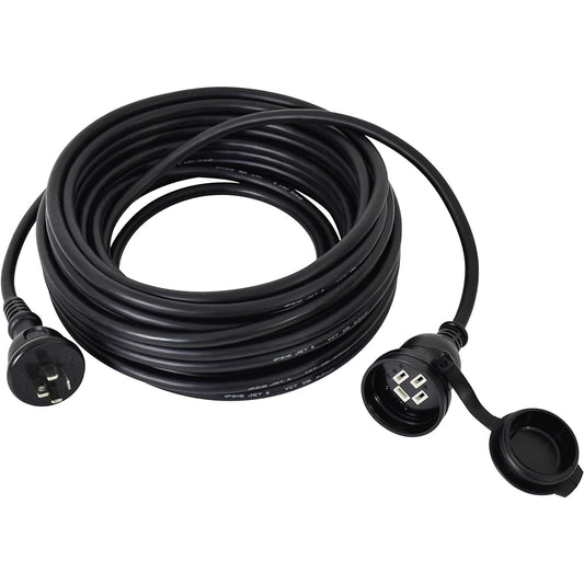 Nichido rainproof extension cord 20M three-phase 200 4P20AW-20