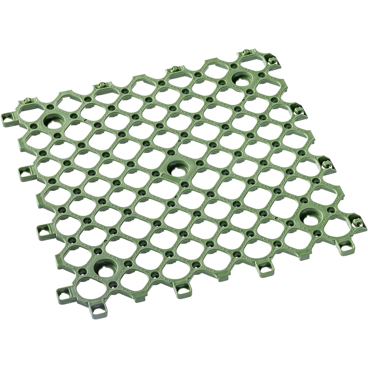 For bicycles and pedestrians, lawn protection material that is kind to people and lawns, set of 8 eco unit mats, 2 square meters, 8 fixing pins included
