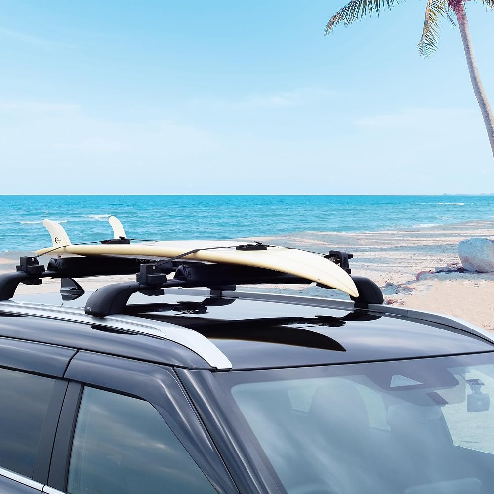 Terzo (by PIAA) Surfboard Carrier 3-Pack EZ LOCK Surfboard Carrier Black EM49