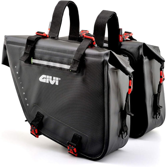 GIVI Motorcycle Side Bag 15L Each Waterproof Left and Right Set GRT718 99195