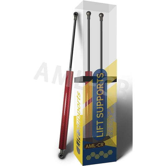 Amile 2002-2010 March K12 Series Hatchback Rear Damper Rear Gade Damper Truck Damper Shock Absorber Gas Spring Original Replacement Japanese Instruction Manual Included Left and Right Set (Red Carbon Fiber)
