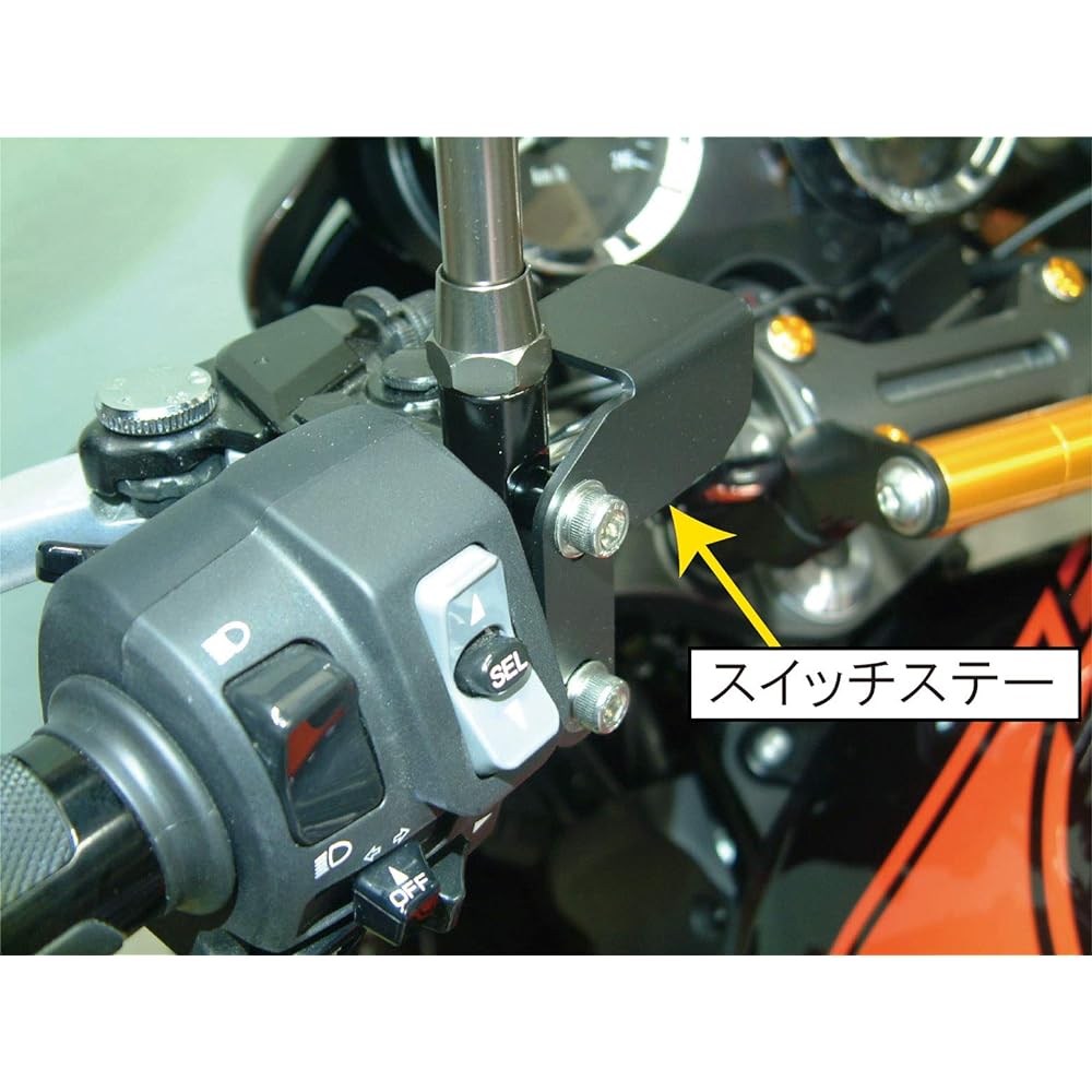 POSH Stay Mitsuba Drive Recorder Manual Switch Stay Clutch Side Black 500203-06-10