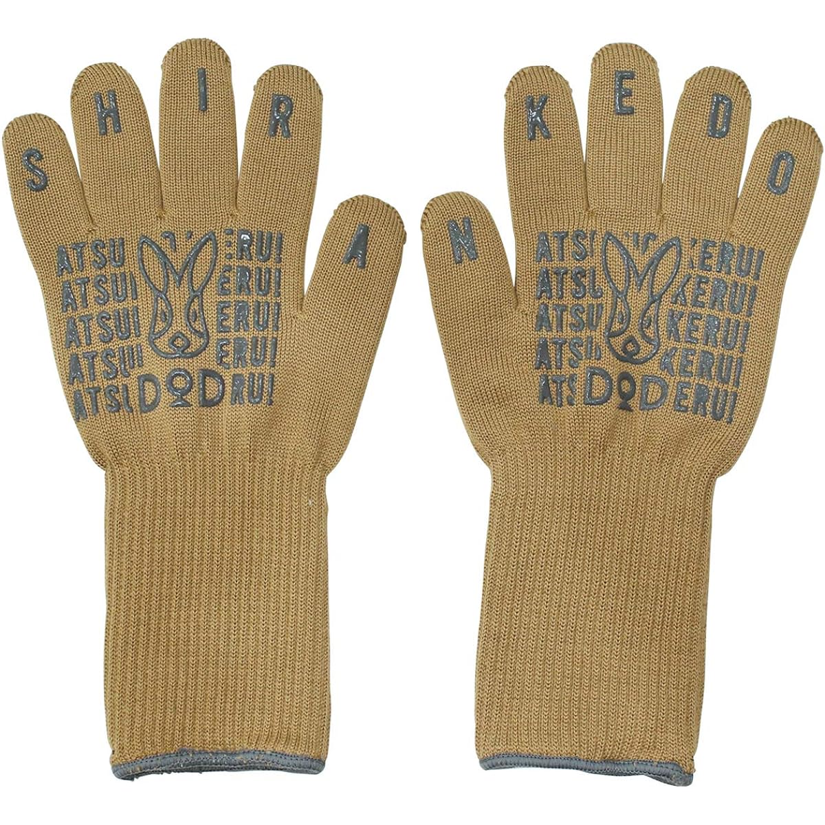 DOD Heat Resistant Gloves BBQ Bonfire Aramid Anti-Slip Tan/Khaki