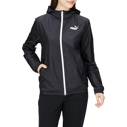 [PUMA] Heat storage, moisture permeable, water repellent, windproof blouson ESS solid windbreaker 849419 Women's