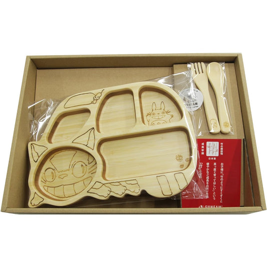 FUNFAM [Ghibli Cat Bus] Plate Set