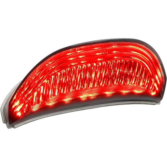 NTHREEAUTO Motorcycle Smoke LED Tail Light 12V Brake Tail Light with Integrated Turn Signal Compatible with Honda CBR600RR 2003-2006 CBR1000RR 2004-2007
