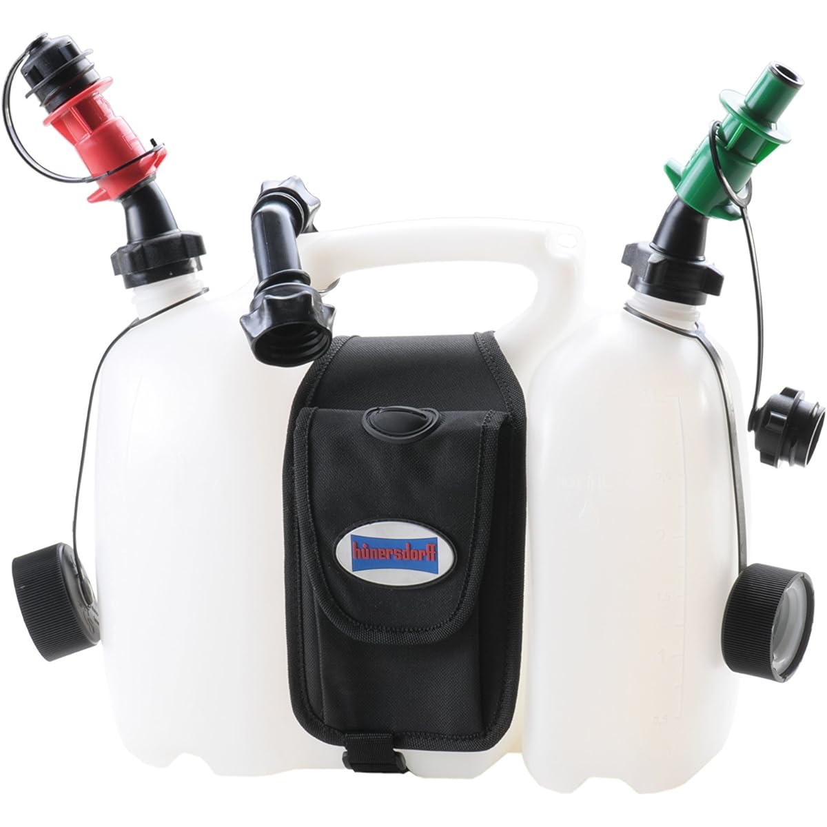 hunersdorff combi tank 6L/3L fullset hunersdorff combi tank full set fuel tank poly tank chainsaw fuel gasoline chain oil (natural)