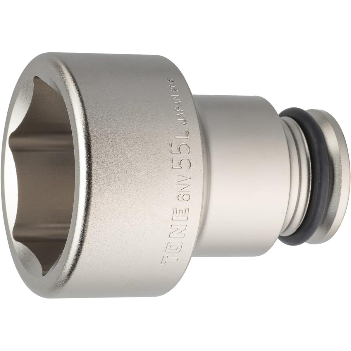TONE Long socket for impact 6NV-55L Drive angle 19.0mm (3/4") Width across flats 55mm