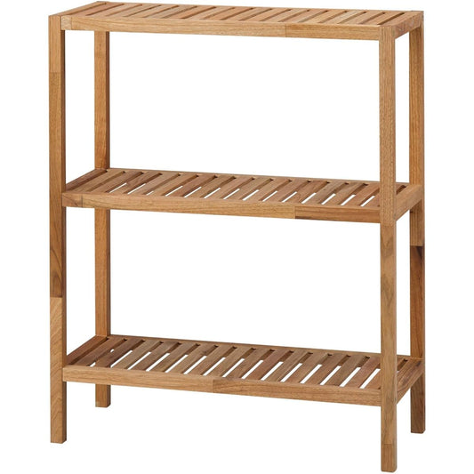 Francfranc Min Shelf Wide S Natural (W650xH845) Rack Natural Wood Wooden Shelf Wall Shelf