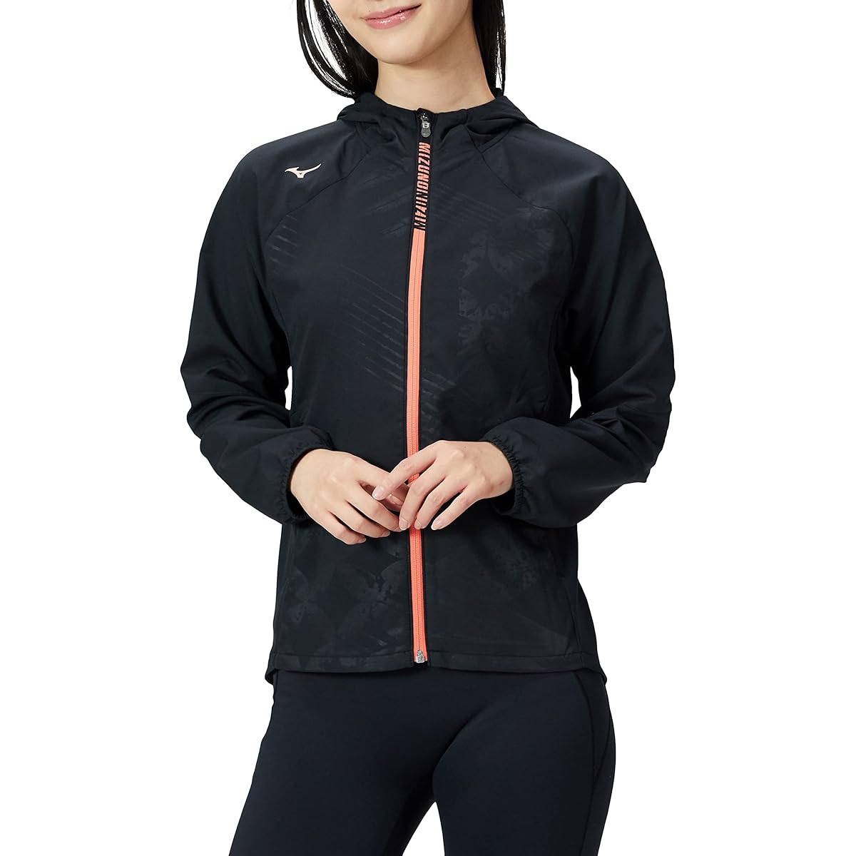 [Mizuno] Training Wear Hybrid Stretch Jacket Cross x Knit 32MC2332 Women's