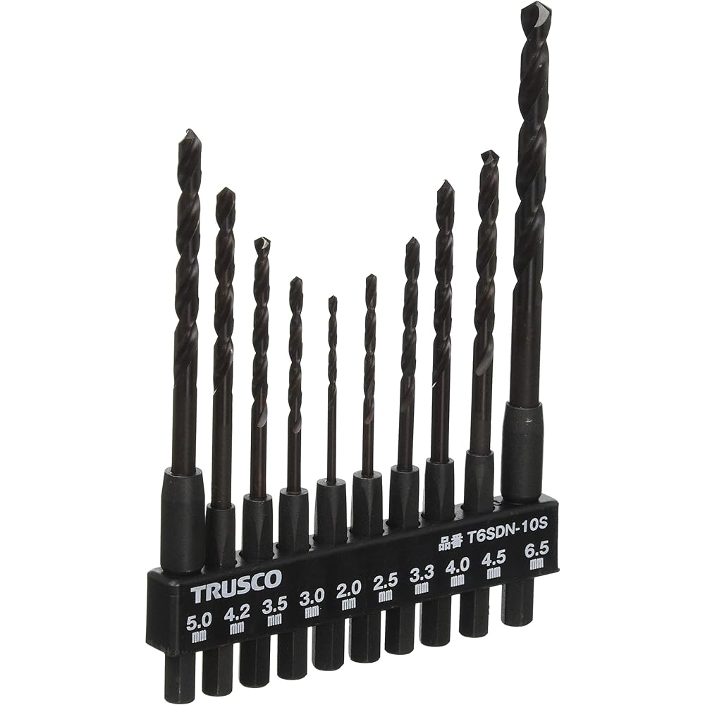 TRUSCO(トラスコ) 六角軸鉄工ドリル 10本組 T6SDN-10S