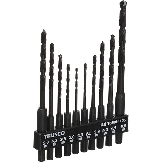 TRUSCO(トラスコ) 六角軸鉄工ドリル 10本組 T6SDN-10S