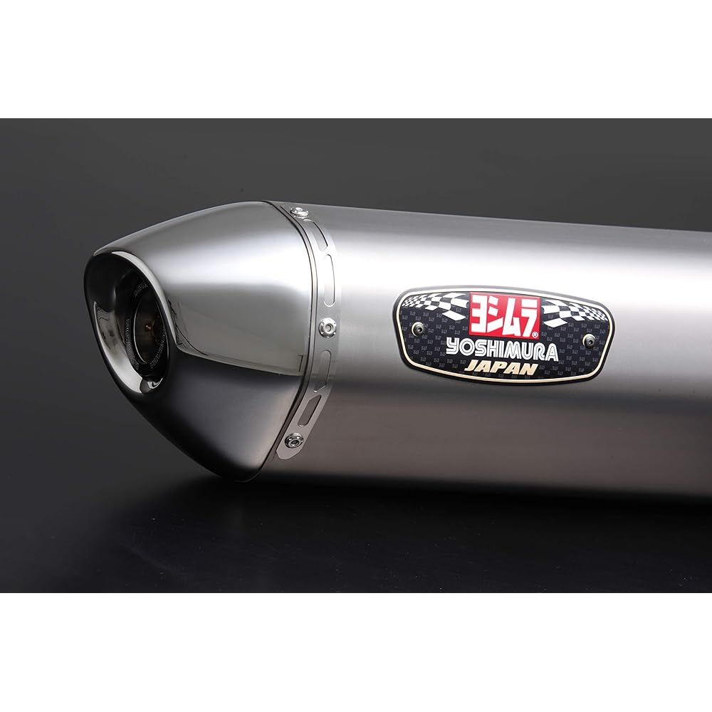 YOSHIMURA Slip-on SV650/SV650X [ABS] (16-19) R-77J Cyclone Government Certification EXPORT SPEC Metal Magic Stainless End YOSHIMURA 110-169-5V20