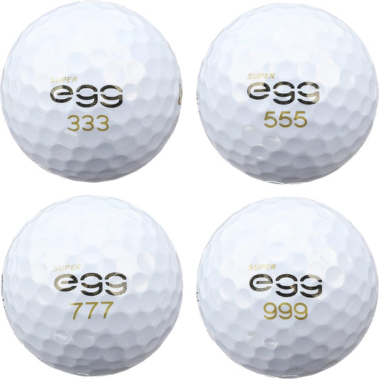PRGR Golf Ball SUPERegg 19NEW SUPERegg BALL DZ GB1031 Pearl White