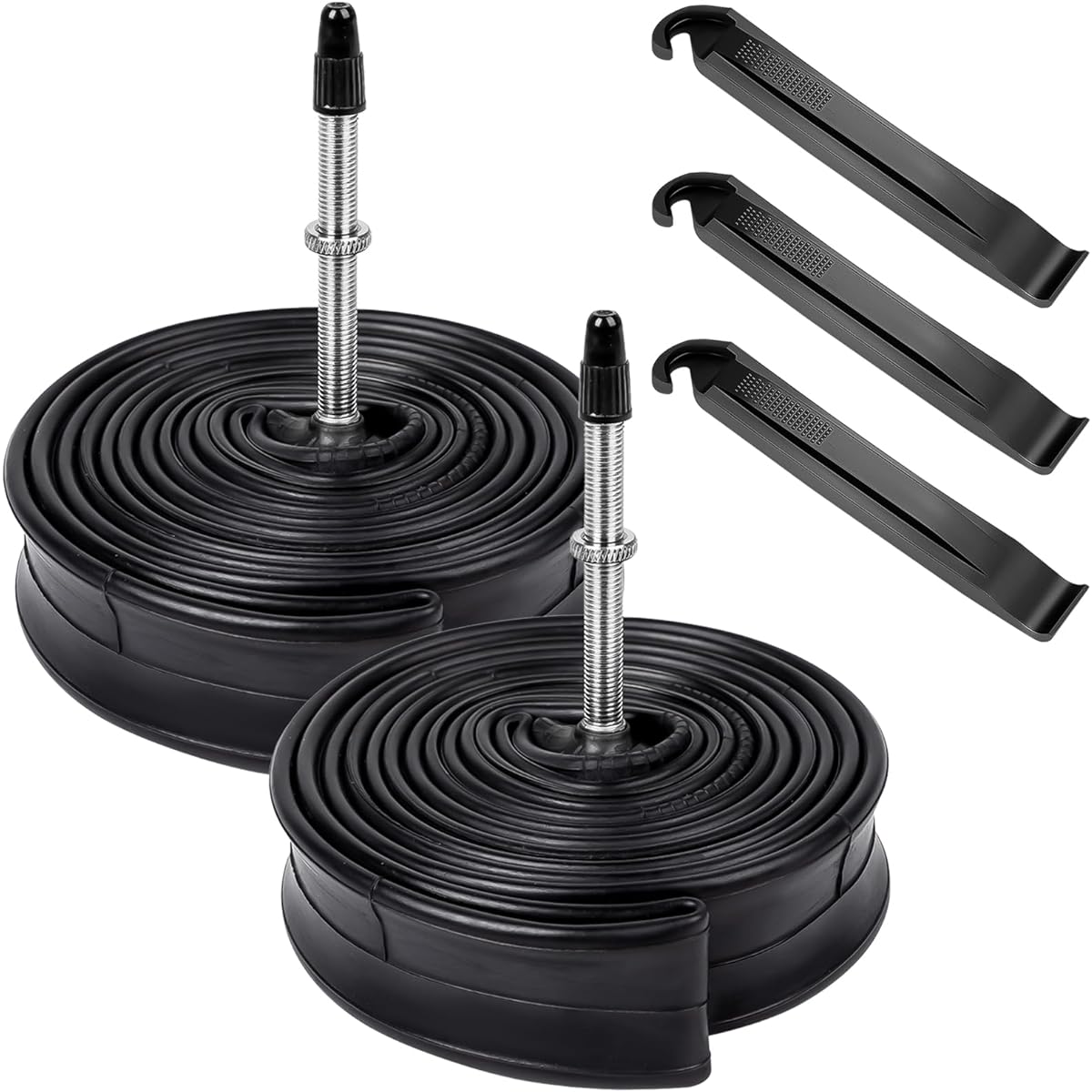 2 pieces, 700 28C tube, 700 25C tube, Presta long valve 60mm, 700X25/32C bicycle tube, bicycle tube 700 28C, 700 32C tube, road bike tube 700 28C, tire tube 700 28C, road bike tube 700 25C, road bike Tube 700 32C, Bicycle Tube 700 25C