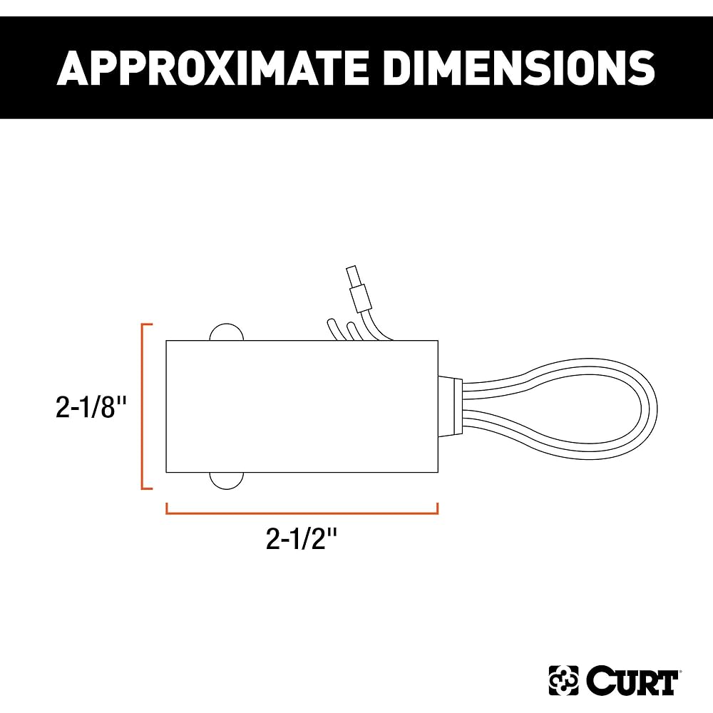 Curt 52025 Breakaway battery charger