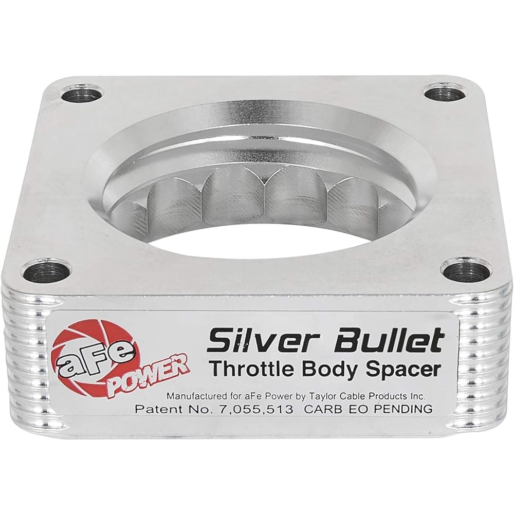 AFE POWER 46-36008 Silver Brett Throttle Bud Spacer
