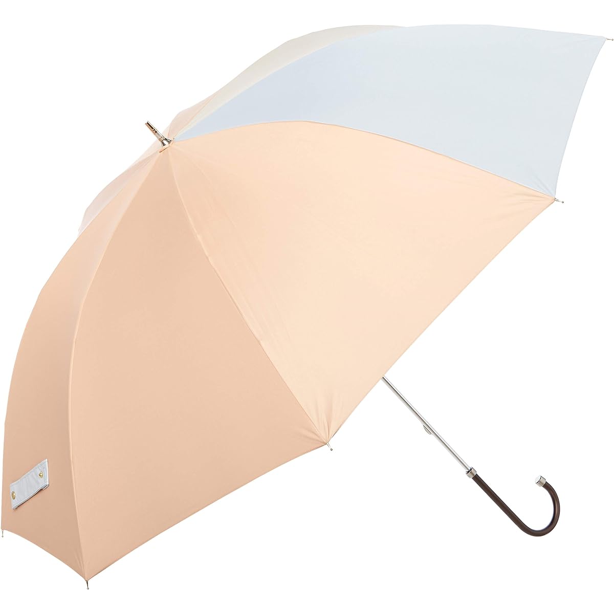 [Moonbat] Long Umbrella KOKoTi Long Umbrella, Rain Umbrella, Pastel Color, Stylish, Modern, Simple, Women's [Water Repellent, Heat Shielding, UV Protection, For Sunny or Rainy Days] Peach 21-353-10448-00 Peach Rib Length: Approx. 60cm