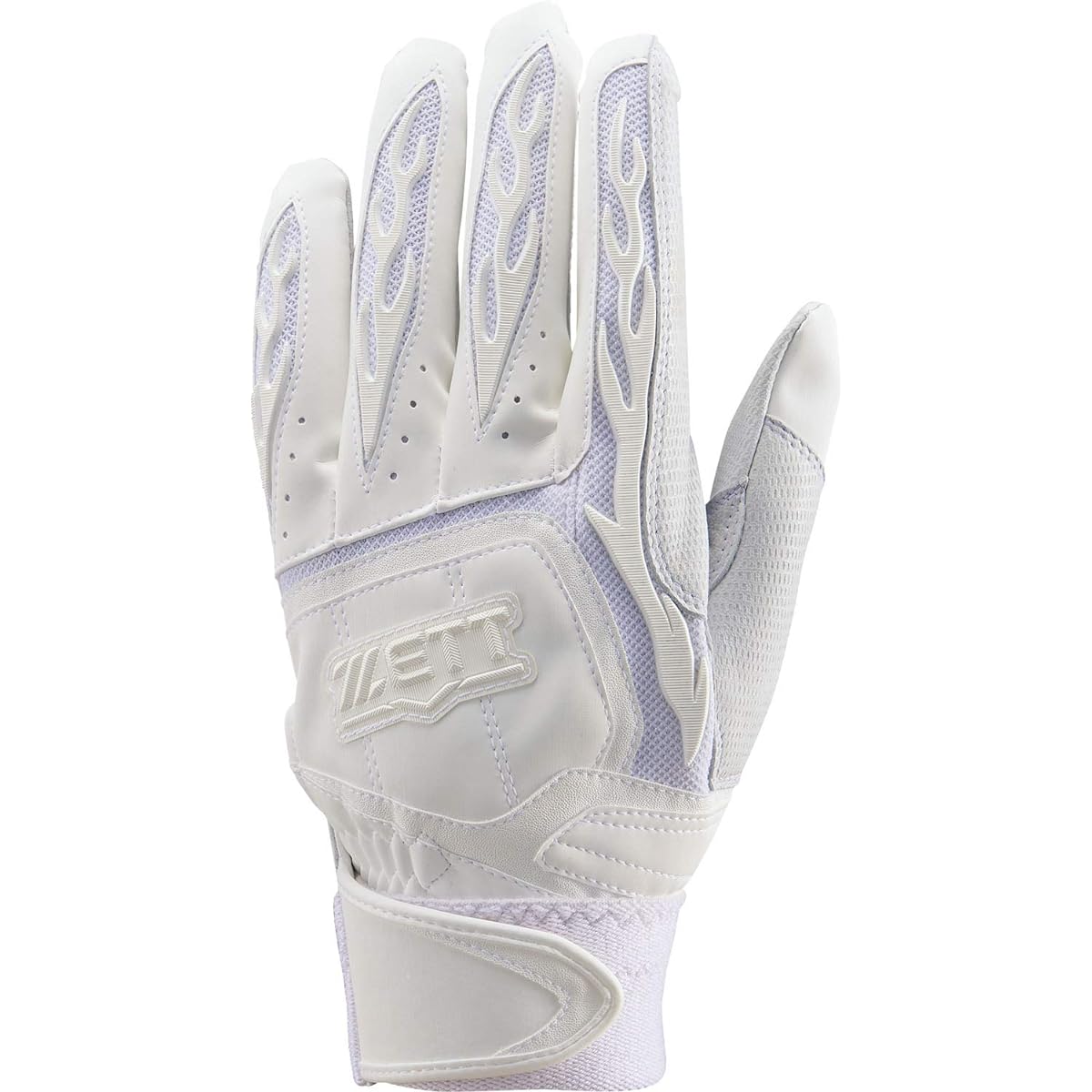 ZETT Batting Gloves Pro Status Both Hands High School Baseball Compatible Single Belt BG318HS