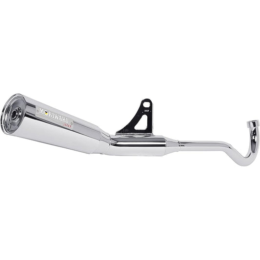 MORIWAKI Full Exhaust Muffler Megaphone Muffler Chrome Plated SUPERCUB110(09-) 01810-H11J3-00