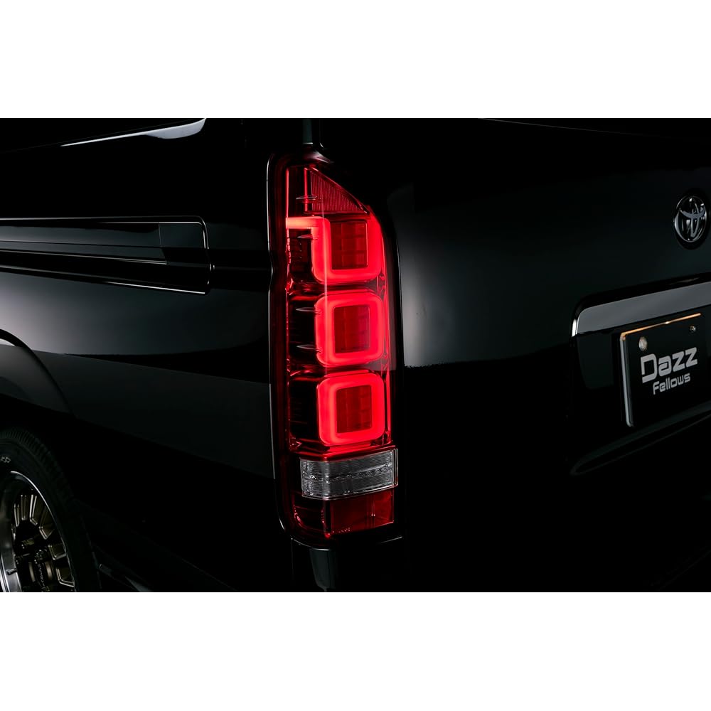 DazzFellows/Dazfellows Premium LED Tail Lamp Hi-Ace (200) Type 4 Red Lens
