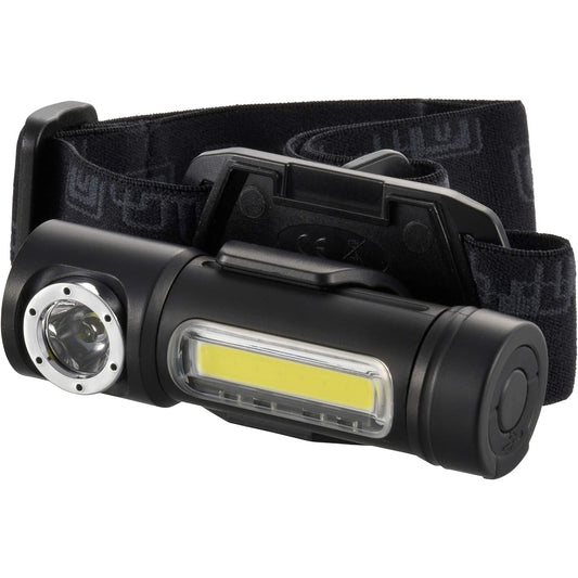 Ohm Electric LED multi-headlight (160lm/USB rechargeable/continuous use time 1.2h/black) LHA-MUSB160C-K Width 85x Height 26x Depth 30mm (excluding headband)