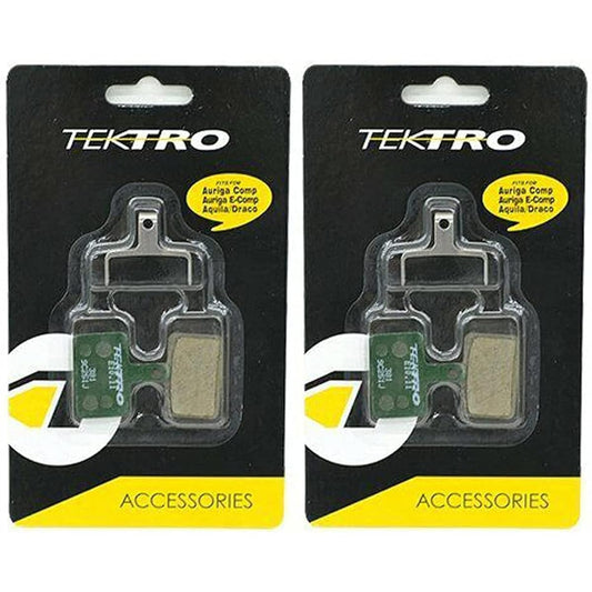 Tektro E10.11 Organic Compound Disc Brake Pads Auriga, Draco, Orion, 2 Pack, STB1788