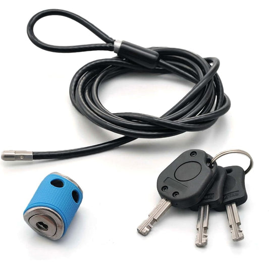 Daytona Motorcycle Theft Deterrent Lock Stronger Cable Lock Blue 97498