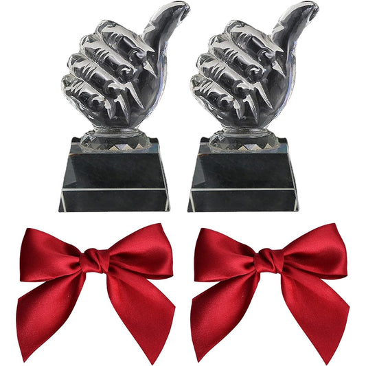 HAMILO Like Trophy Golf Sports Award Competition Ribbon Included Set of 2