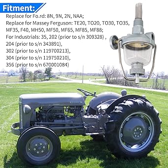 Dokili fuel sediment Bowl Athen Buri 2NAA9155B Ford 8N 9NA 2N NAA Jubilian Tractor MASSEY FERGUSON TE20 TO30 TO30 TO35 MF35 180141M91 2N9155B NAA9155B 17C152 for 17C152