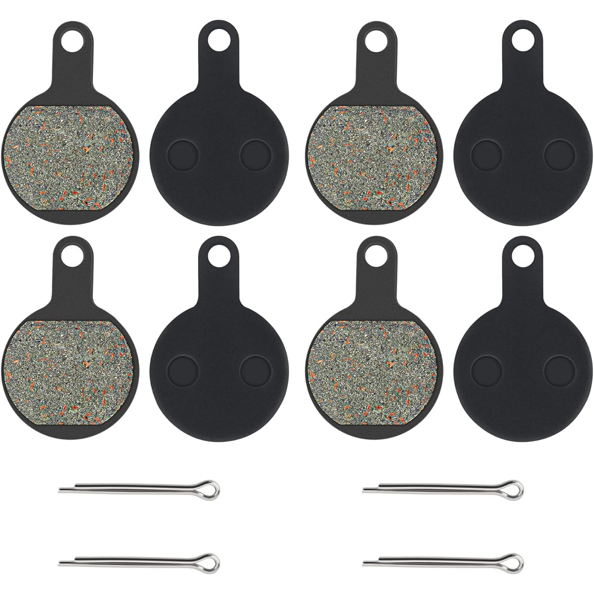 MOACCE [4 Pairs/Set] Bicycle Disc Brake Pads Compatible Model Tektro Novela 2011 Lyra IOX.11 I0x 10x MTB Bike Noise Reduction Compatibility Durable