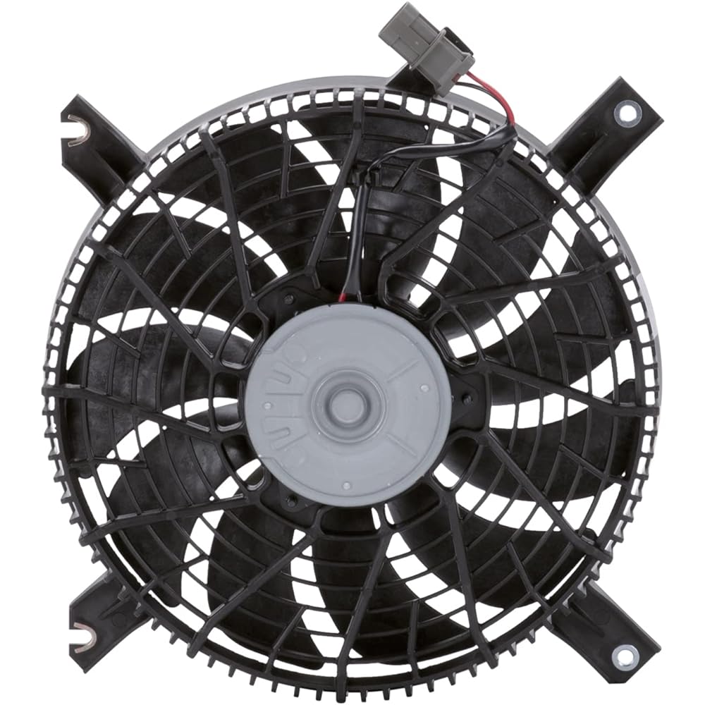 TYC 610650 CHEVROLET TRACKER replacement capacitor cooling fan alignment