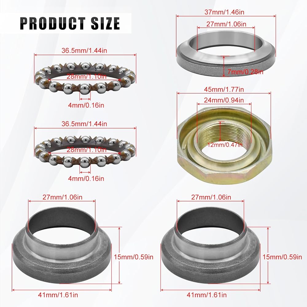 Steering stem bearing kit Yamaha PW50 PW 50 PEEWEE For motorcycle part