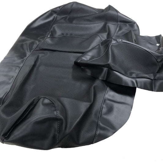 Suzuki Skywave 250S /250LTD (CJ46A) 250M (CJ45A) / 400 (CK46A) (CK45A) (2008-) With waist support Specially designed seat cover Made in Japan (thick fabric) [Fabric color: Seat black, embossed black / Stitching: Front and rear