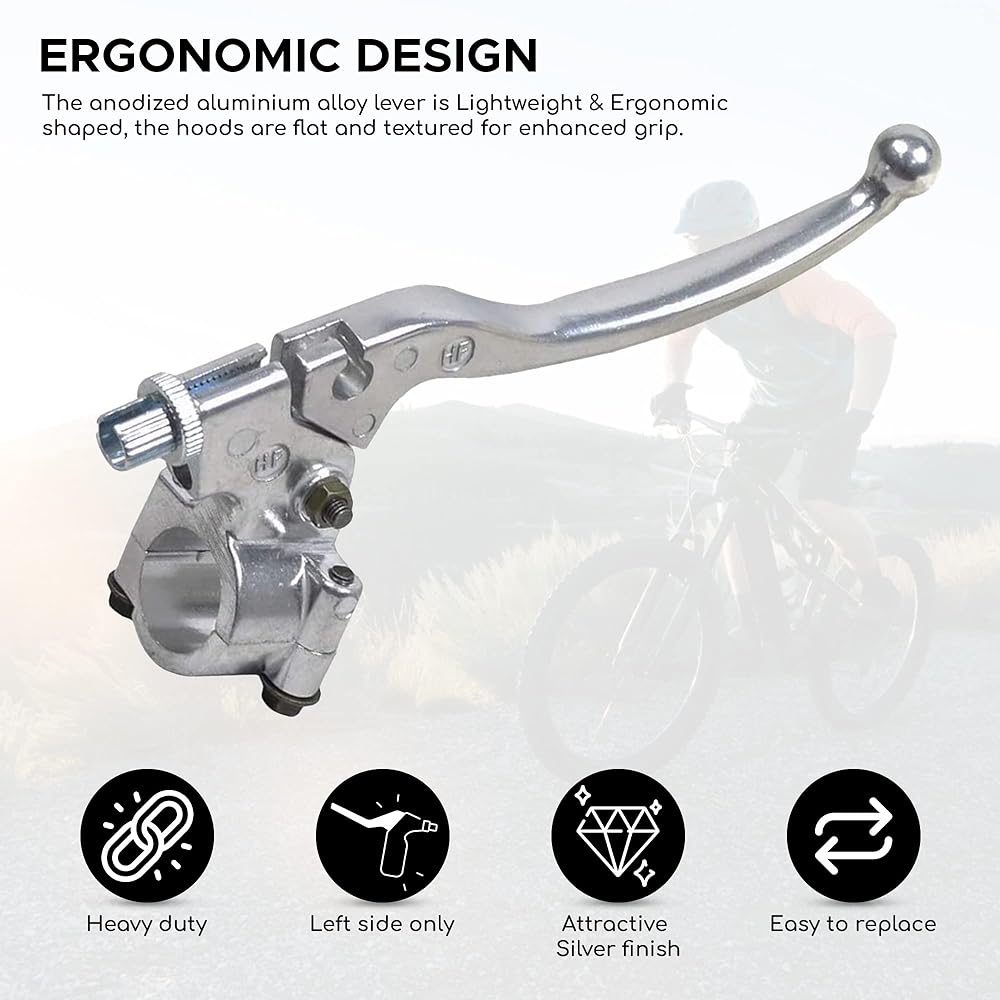 Left brake lever for BAJA Mini Bike MB165 (BAJA HEAT, Mini Baja, Baja Warrior)