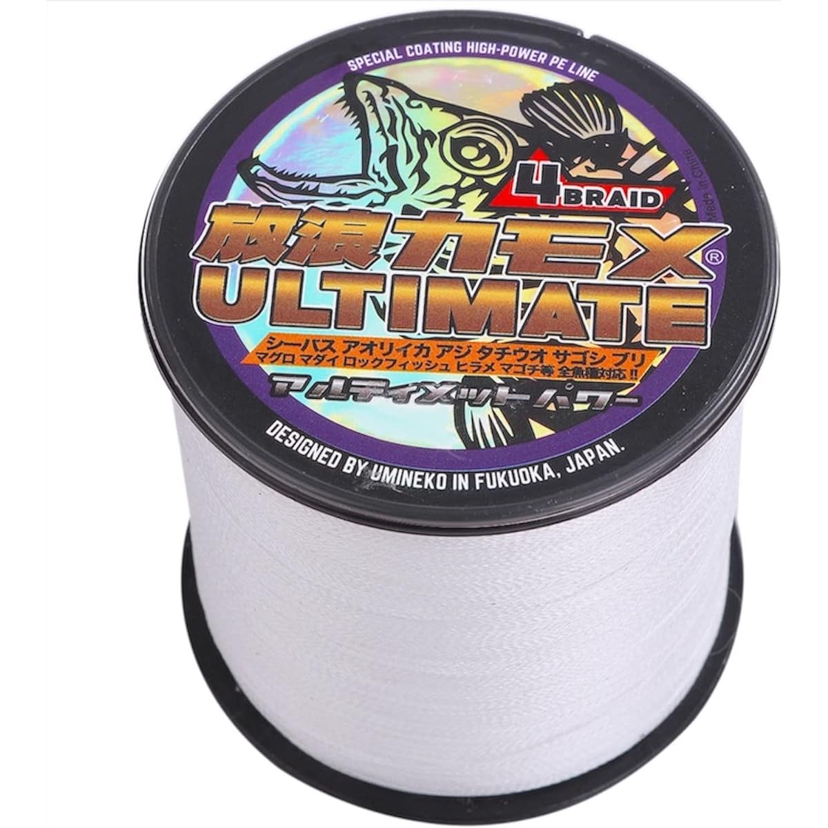 Wandering Seagull PE Line Fishing Line No. 0.3 1000M Clear White 4 Pieces 9lb Ultimate Power Aging Rockfish Rockfish Ring Trout Bass Black Bass