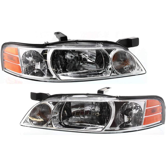 Headlight assembly 2000-2001 Nissan Ultima Halogen Passenger seat and driver's seat side