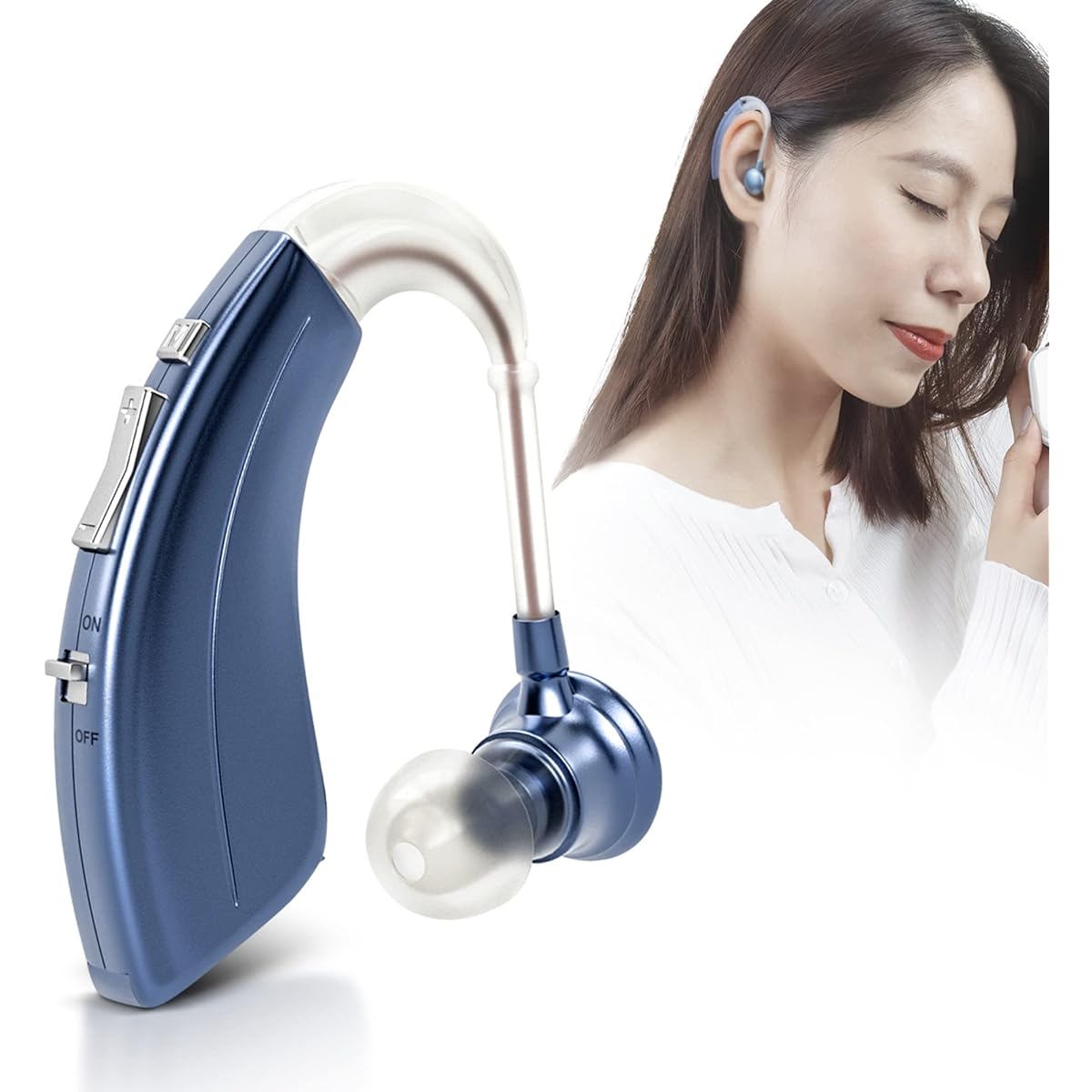 VHP1700 Light Sound Collector, Rechargeable, Lightweight, For Left and Right Use, 4 Modes, High Clear Sound Quality, Mode Switching, Japanese Instruction Manual Included