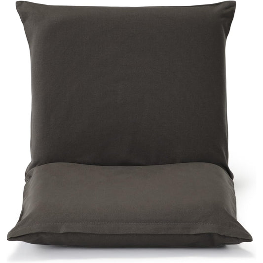 MUJI Seat Brown Small Width 50 x Depth 62 x Height 44 cm Washed Cotton Canvas 12911098