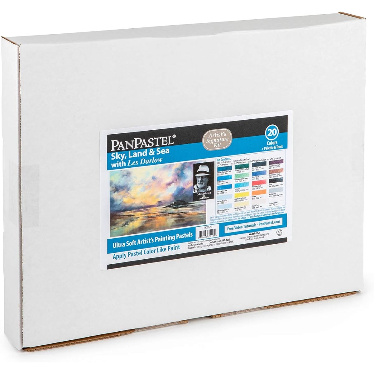 PanPastel 30253 Les Darlow Landscape Painting Kit 20 Color Set 318457